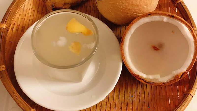 Uống nước dừa và gừng có tác dụng gì cho sức khỏe?