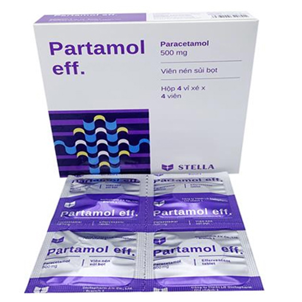 Partamol Eff 500mg là thuốc có chức năng gì?
