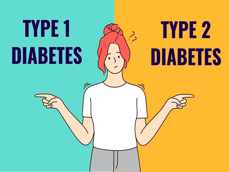 Phân biệt và so sánh tiểu đường type 1 và type 2 2