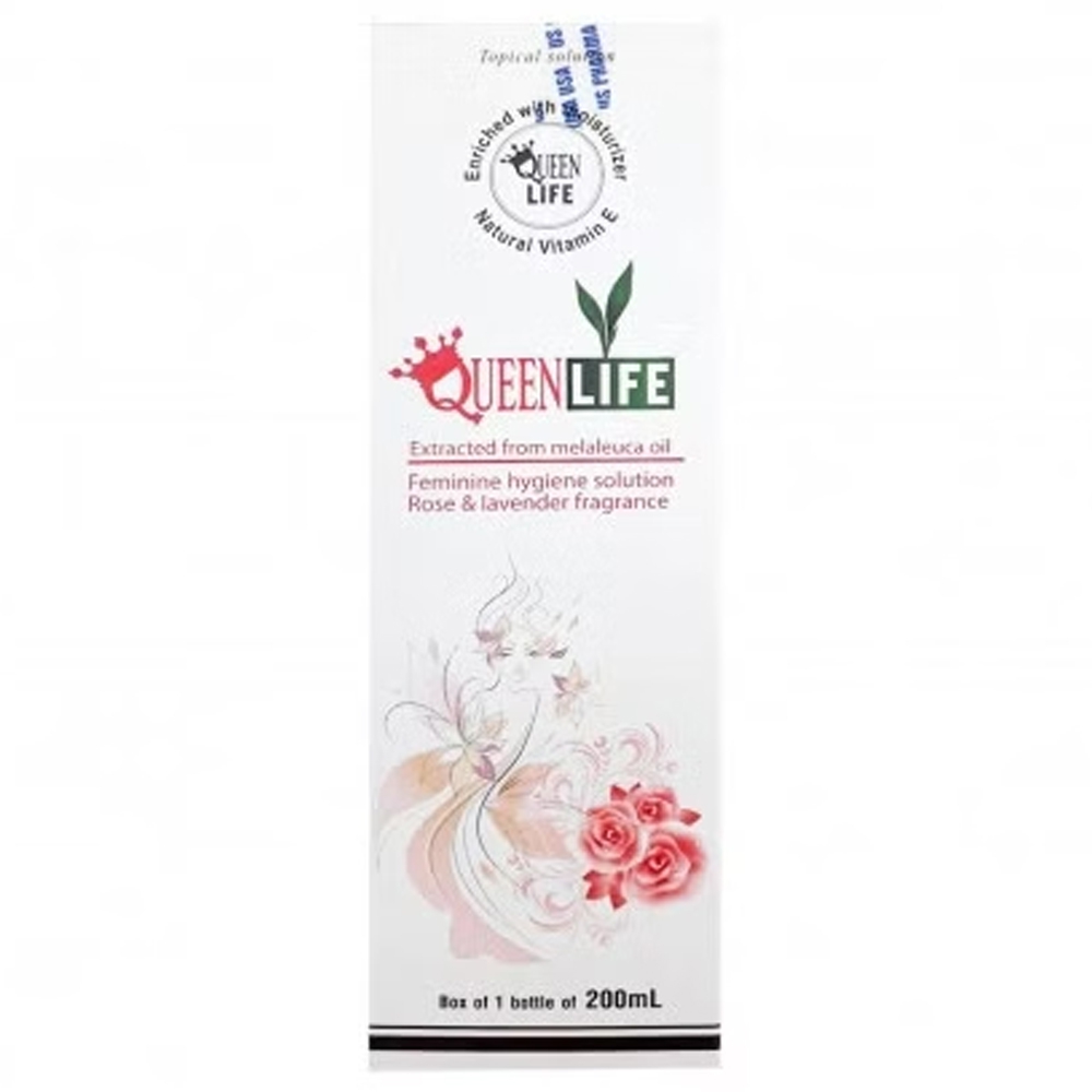 Dung dịch vệ sinh Queenlife 200ml US Pharma ngăn ngừa và điều trị viêm nhiễm phụ khoa