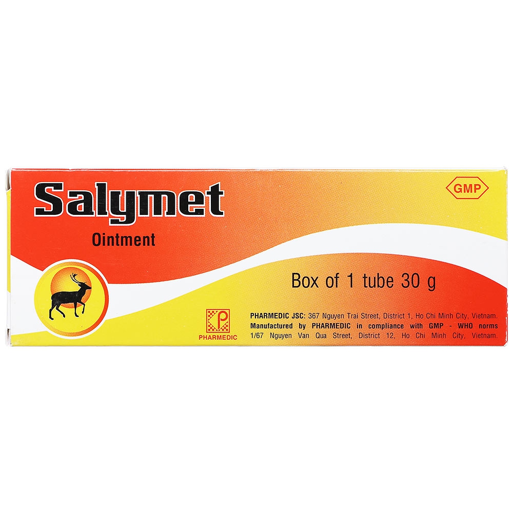 Thuốc mỡ Salymet Pharmedic điều trị nhức mỏi tại chỗ do vận động quá độ (30g)