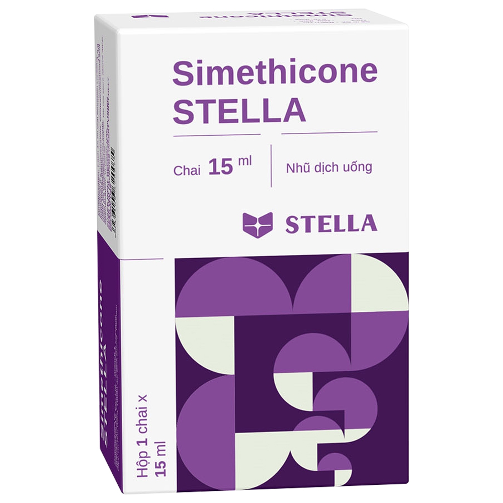 Nhũ dịch uống Simethicon Stella giảm đầy hơi, khó chịu ở bụng (15ml)