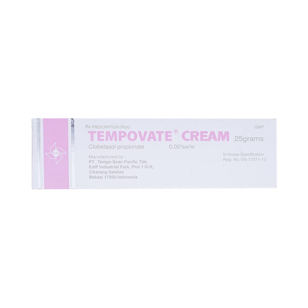 Kem bôi Tempovate Cream điều trị các bệnh da dai dẳng, vảy nến (25g)