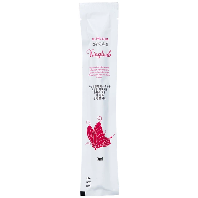 Gel phụ khoa Kingluub Biosantis giảm viêm nhiễm, hỗ trợ điều trị huyết trắng, bôi trơn, mềm âm đạo (5 tuýp x 3ml).jpg