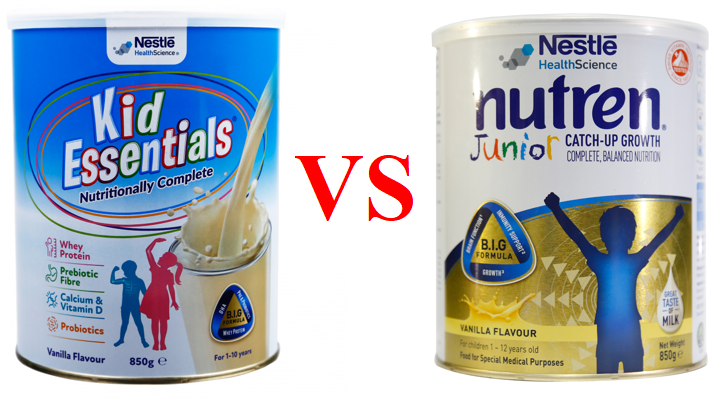 So sánh sữa Kid Essential và Nutren Junior, sữa nào tốt hơn?