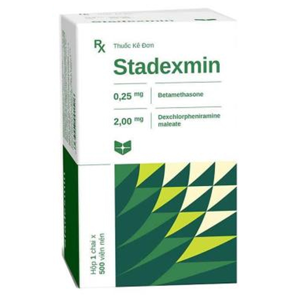 Thuốc Stadexmin Stella điều trị các chứng ở đường hô hấp, dị ứng da và mắt (500 viên)