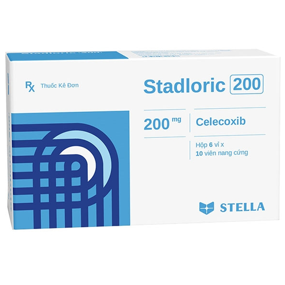 Thuốc Stadloric 200 Stella điều trị thoái hóa khớp, viêm khớp (6 vỉ x 10 viên)