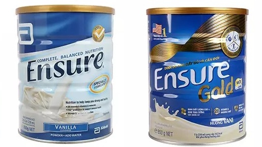 So sánh sữa Ensure và Ensure Gold khác nhau như thế nào?