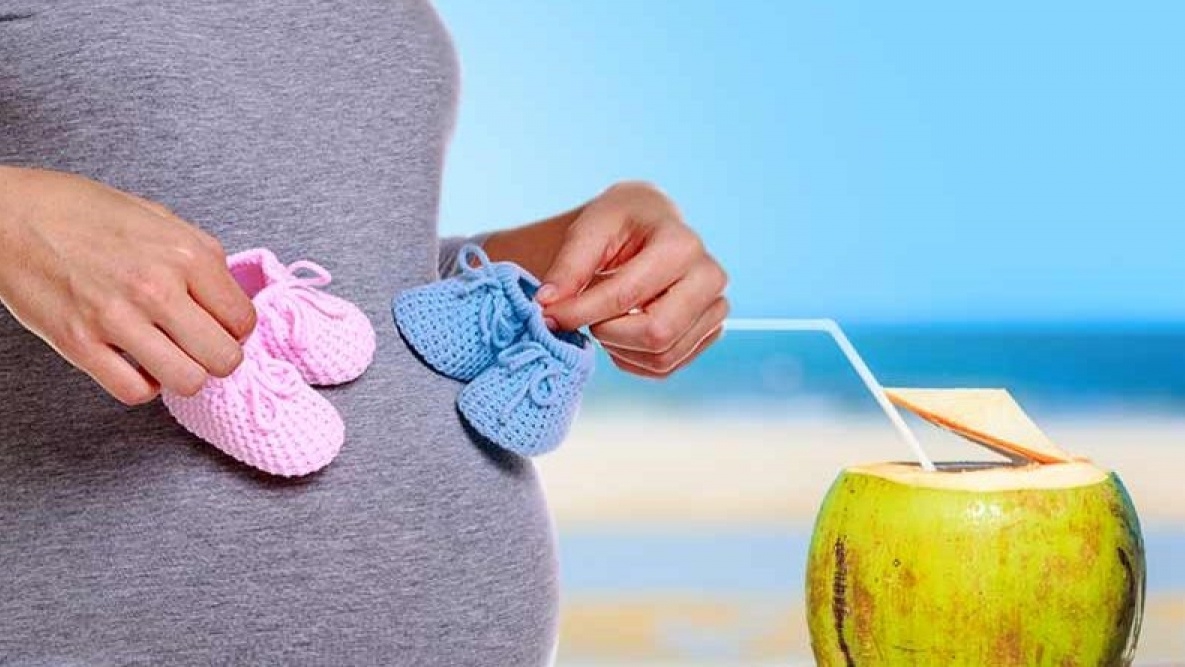 Ứng dụng nước dừa như thế nào để giúp mẹ bầu có thai 13 tuần?
