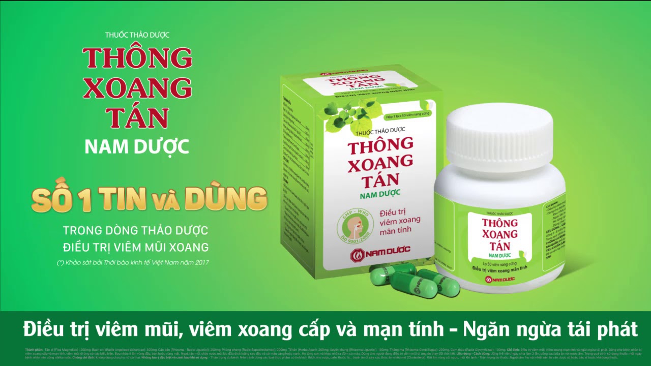 [Đánh giá] Thuốc Thông Xoang Tán Nam Dược có tốt không?