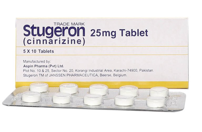 Thông tin chi tiết về tác dụng của thuốc Stugeron 25mg