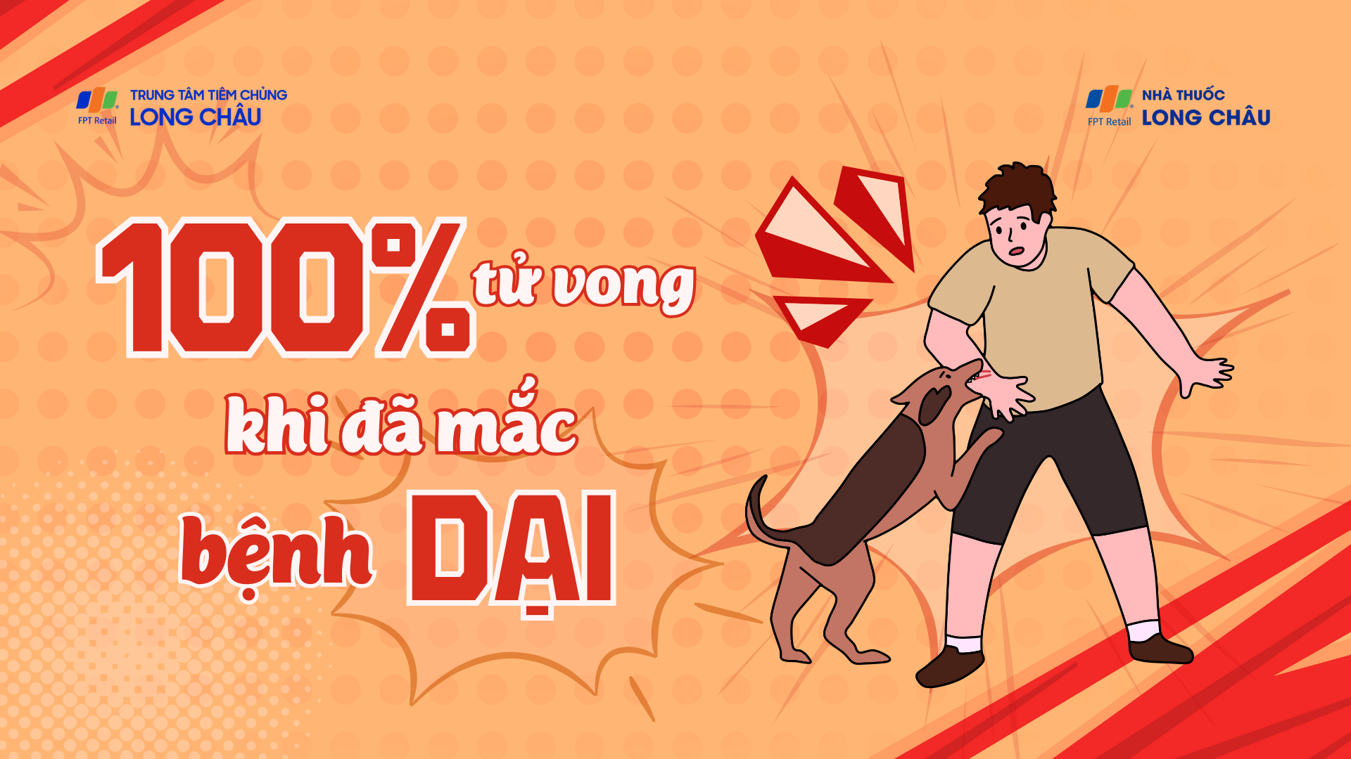 100% tử vong khi đã mắc bệnh Dại