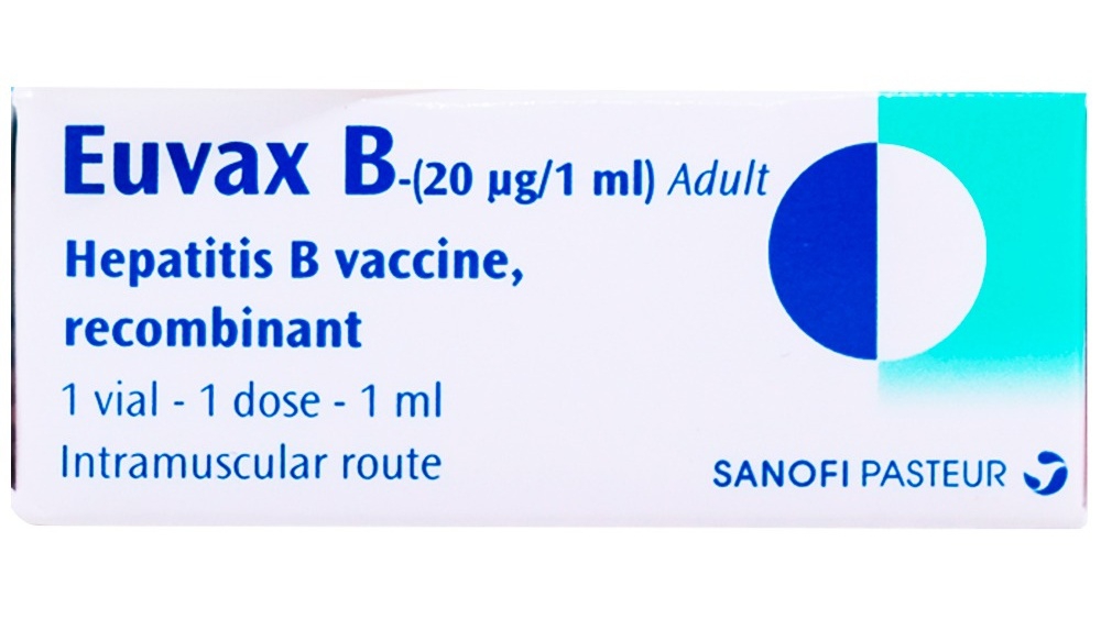 Vắc xin Euvax B 1ml (Hàn Quốc) phòng bệnh viêm gan B