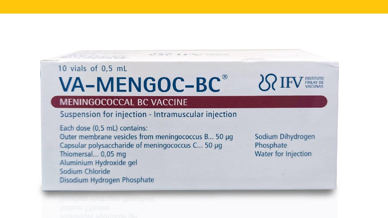 Vắc xin VA-Mengoc-BC (Cuba) phòng viêm màng não mô cầu type B, C