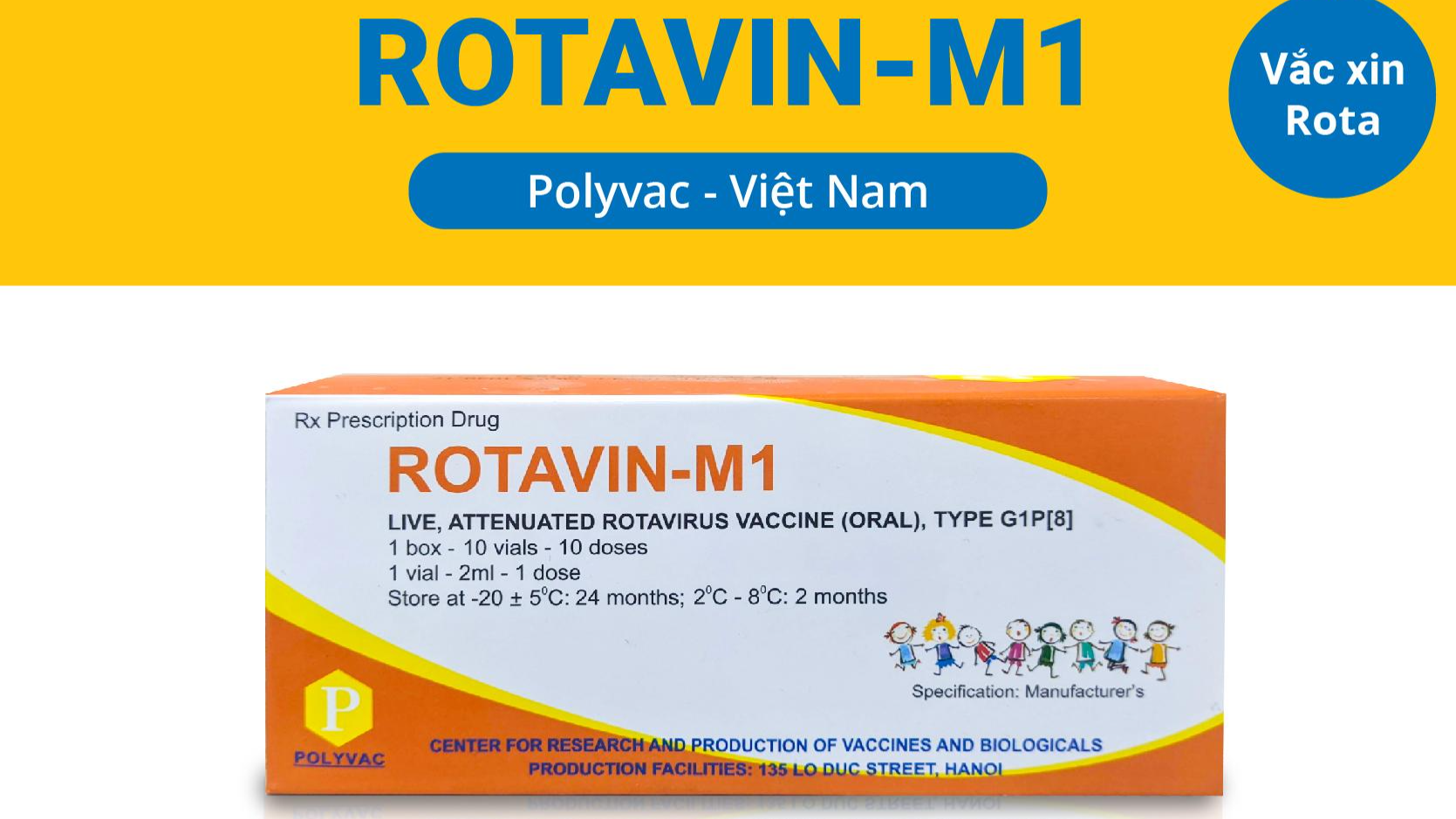 Rotavin M1: Vắc xin phòng bệnh tiêu chảy cấp của Việt Nam