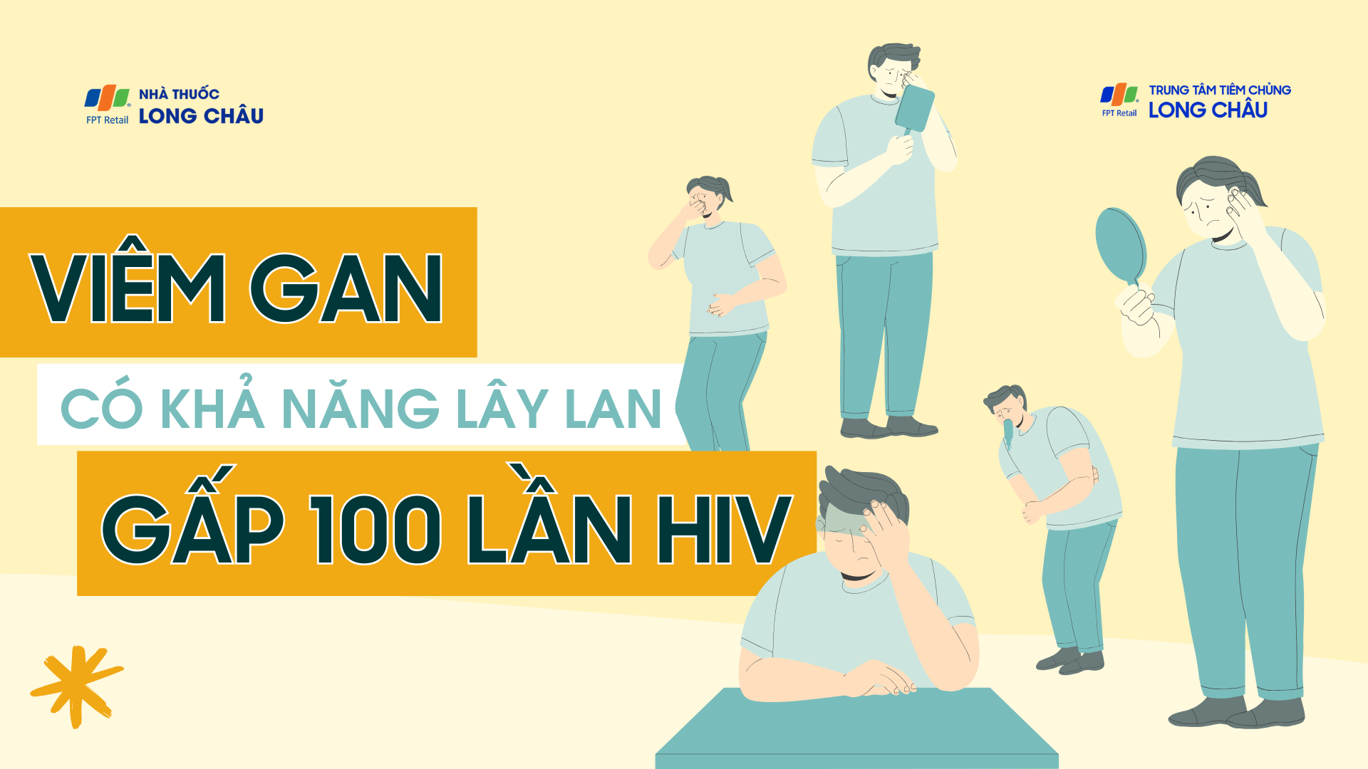 Viêm gan có khả năng lây lan gấp 100 lần HIV