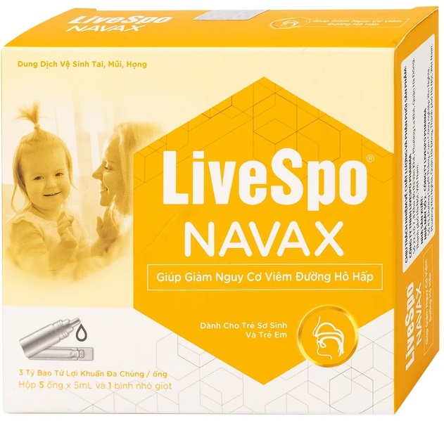 Vệ sinh và hỗ trợ giảm sổ mũi, viêm tai với Livespo Navax 2