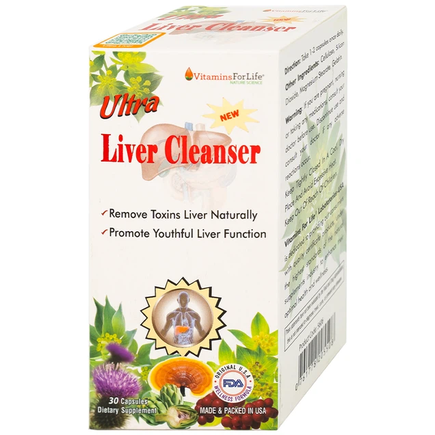 Viên uống Ultra Liver Cleanser Vitamins For Life
