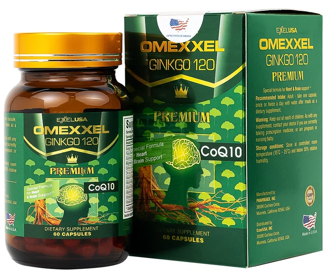 Viên uống Omexxel Ginkgo 120 Premium