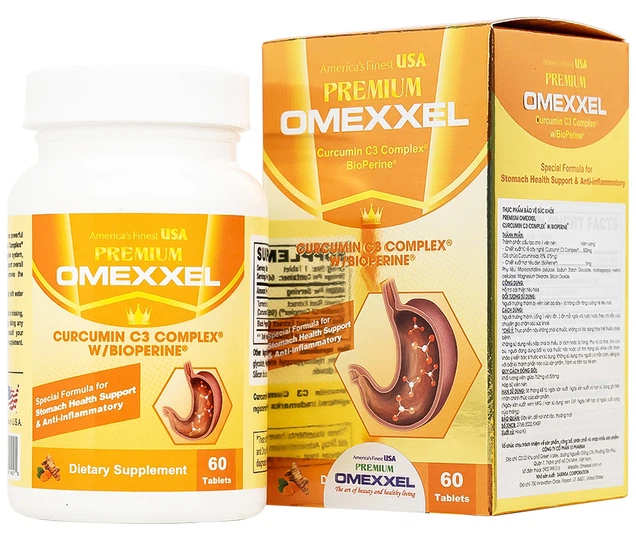 Premium Omexxel Curcumin C3 Complex W/BioPerine