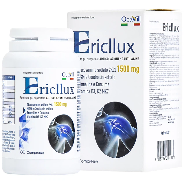 Viên uống tăng tiết dịch khớp giúp giảm đau khớp Ericllux Ocavill 1