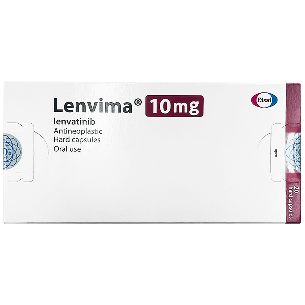 Viên nang cứng Lenvima 10mg Eisai điều trị một số loại ung thư (2 vỉ x 10 viên) 