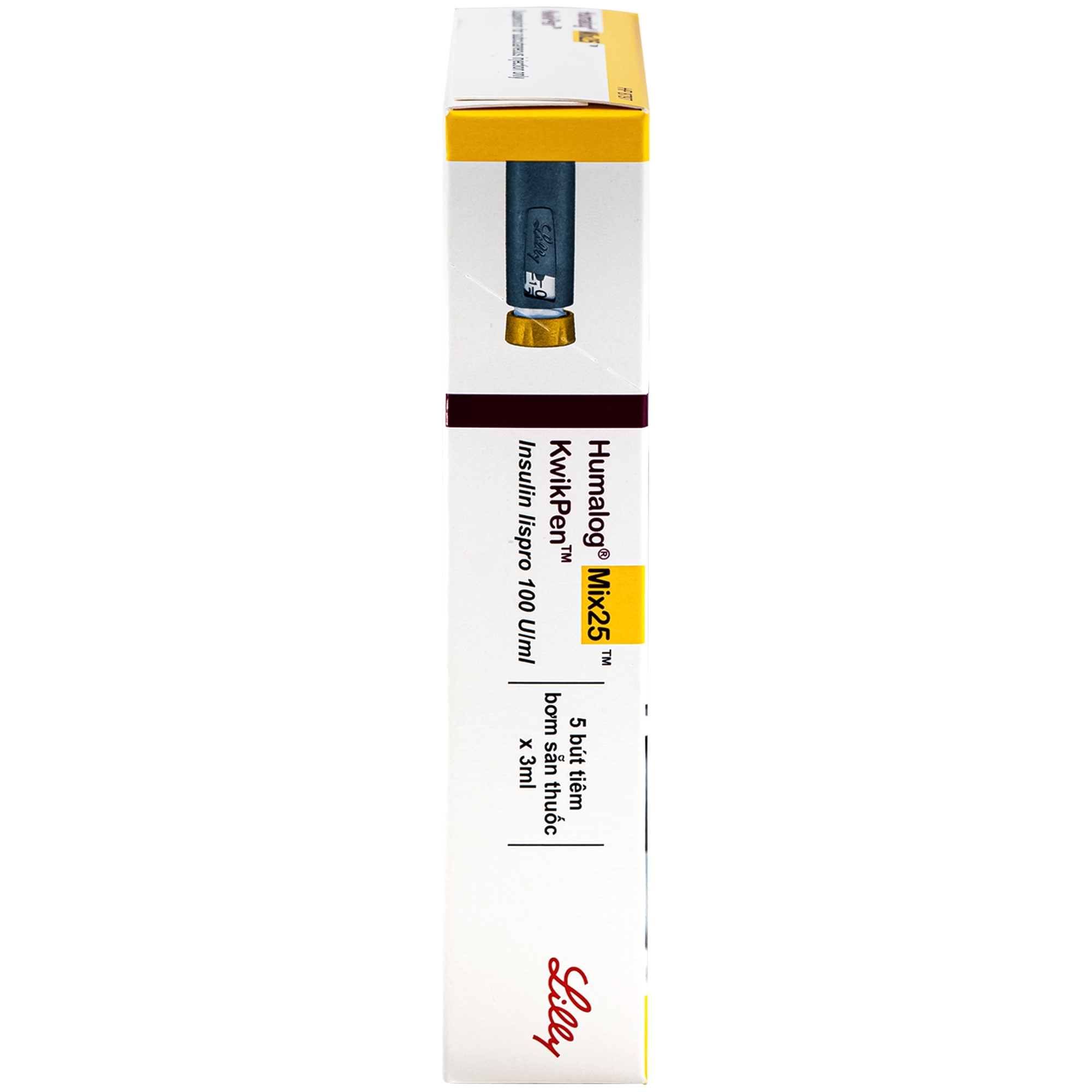 Hình ảnh Bút tiêm Humalog Mix 25 Kwikpen Lilly điều trị đái tháo đường (5 cây x 3ml)