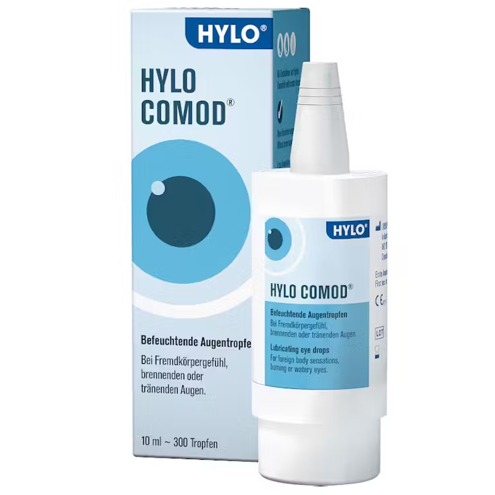 Hình ảnh Dung dịch nhỏ mắt Hylo Comod 10ml Ursapharm cải thiện khả năng bôi trơn của bề mặt mắt, mắt bị khô, rát