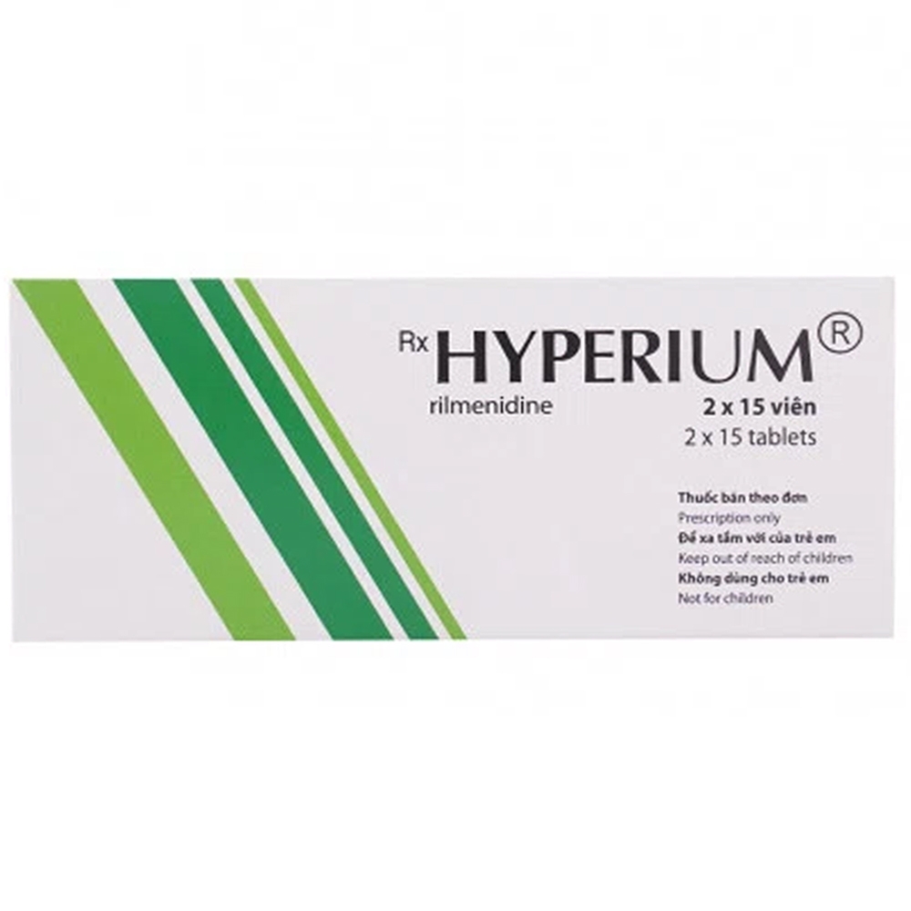 Hình ảnh Thuốc Hyperium điều trị tăng huyết áp (2 vỉ x 15 viên)