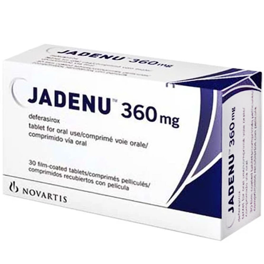 Hình ảnh Thuốc Jadenu 360mg Novartis điều trị quá tải sắt mạn tính (3 vỉ x 10 viên)