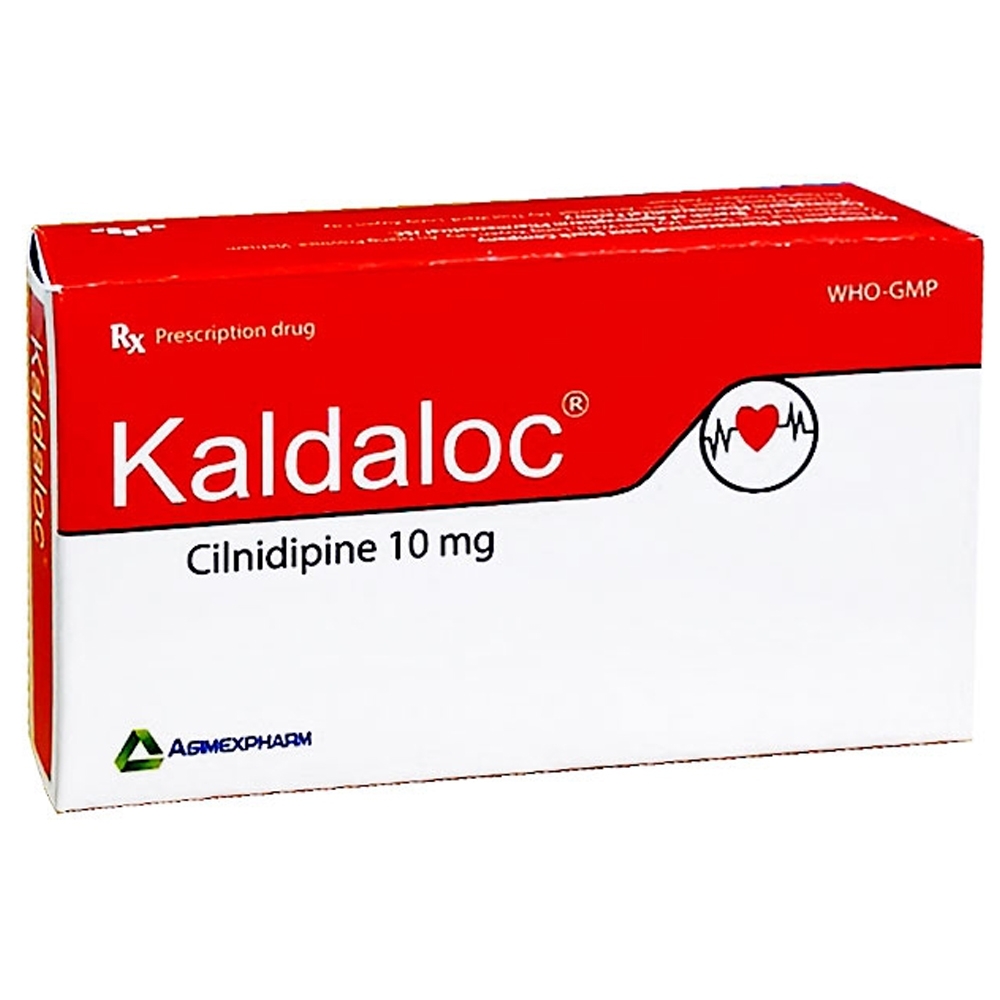 Hình ảnh Thuốc Kaldaloc 10mg Agimexpharm điều trị tăng huyết áp (3 vỉ x 10 viên)