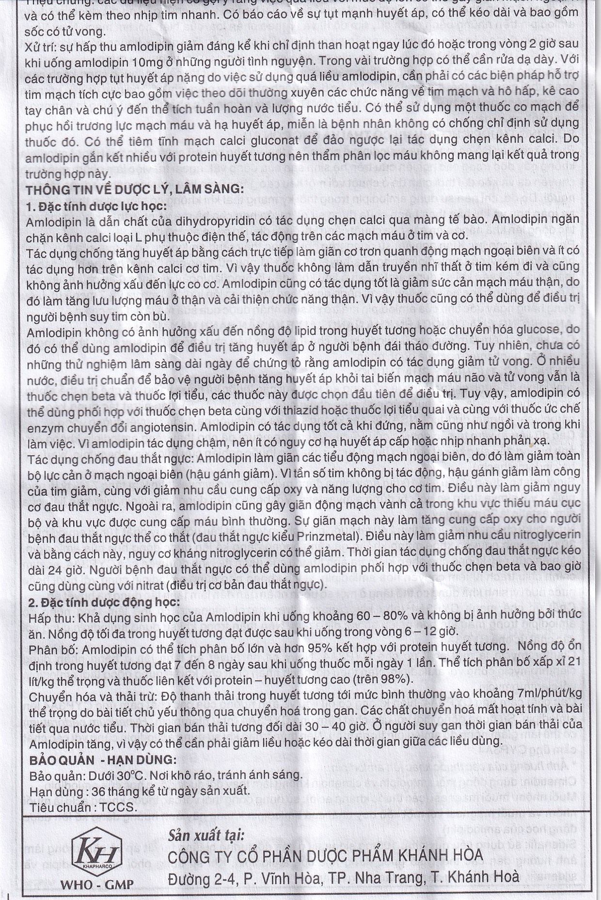Hình ảnh Thuốc Kavasdin 5 Khánh Hòa hỗ trợ điều trị tăng huyết áp (10 vỉ x 10 viên)
