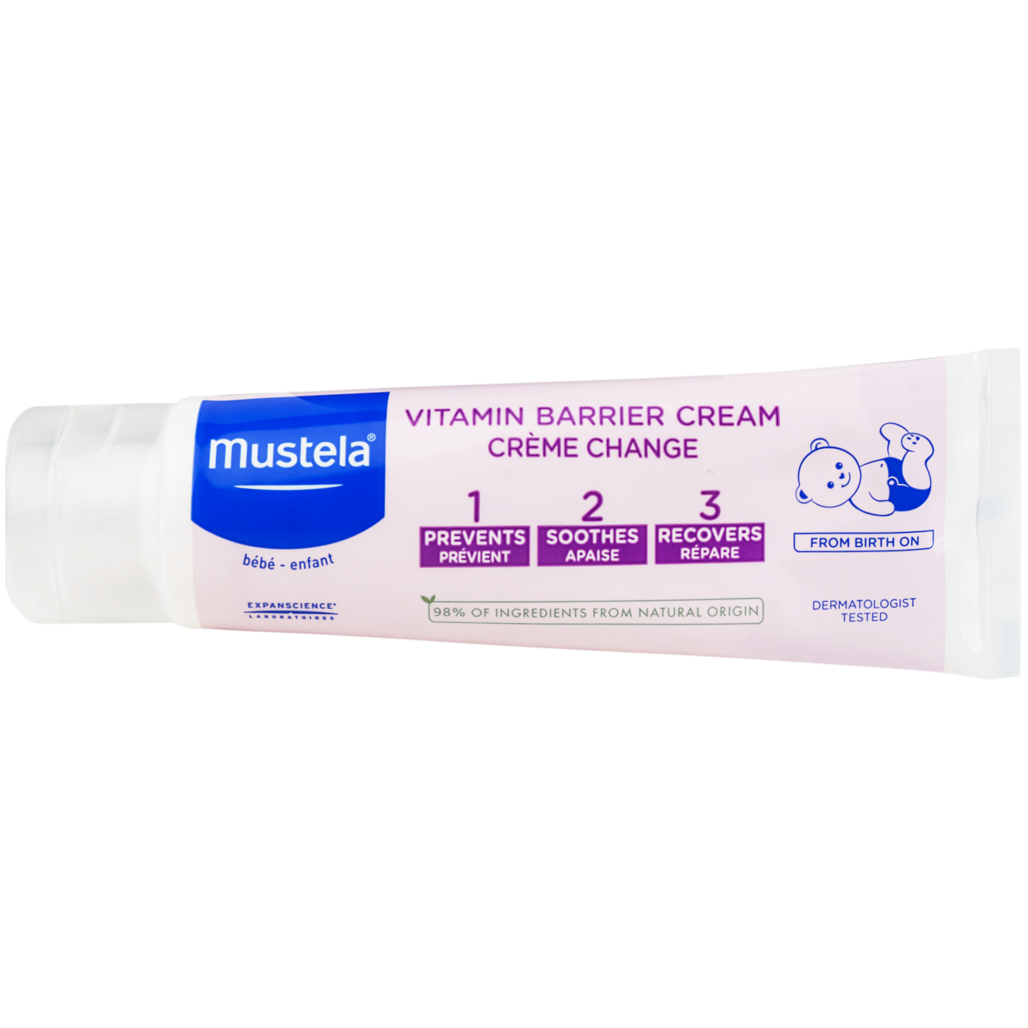 Hình ảnh Kem bôi hăm tã Mustela Vitamin Barrier Cream Change (50ml)