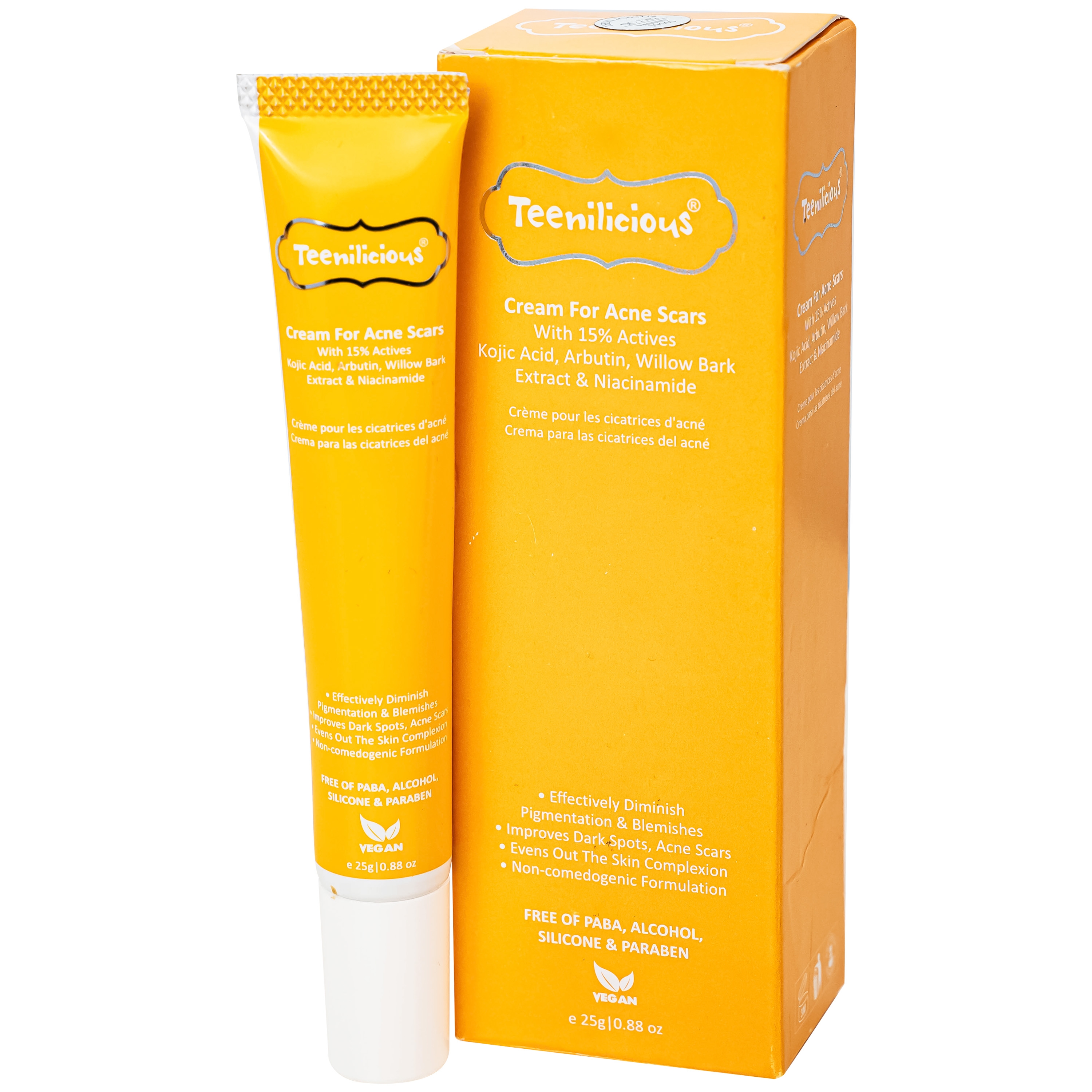 Hình ảnh Kem bôi hỗ trợ mờ sẹo, giảm thâm mụn Teenilicious Hộp 25g