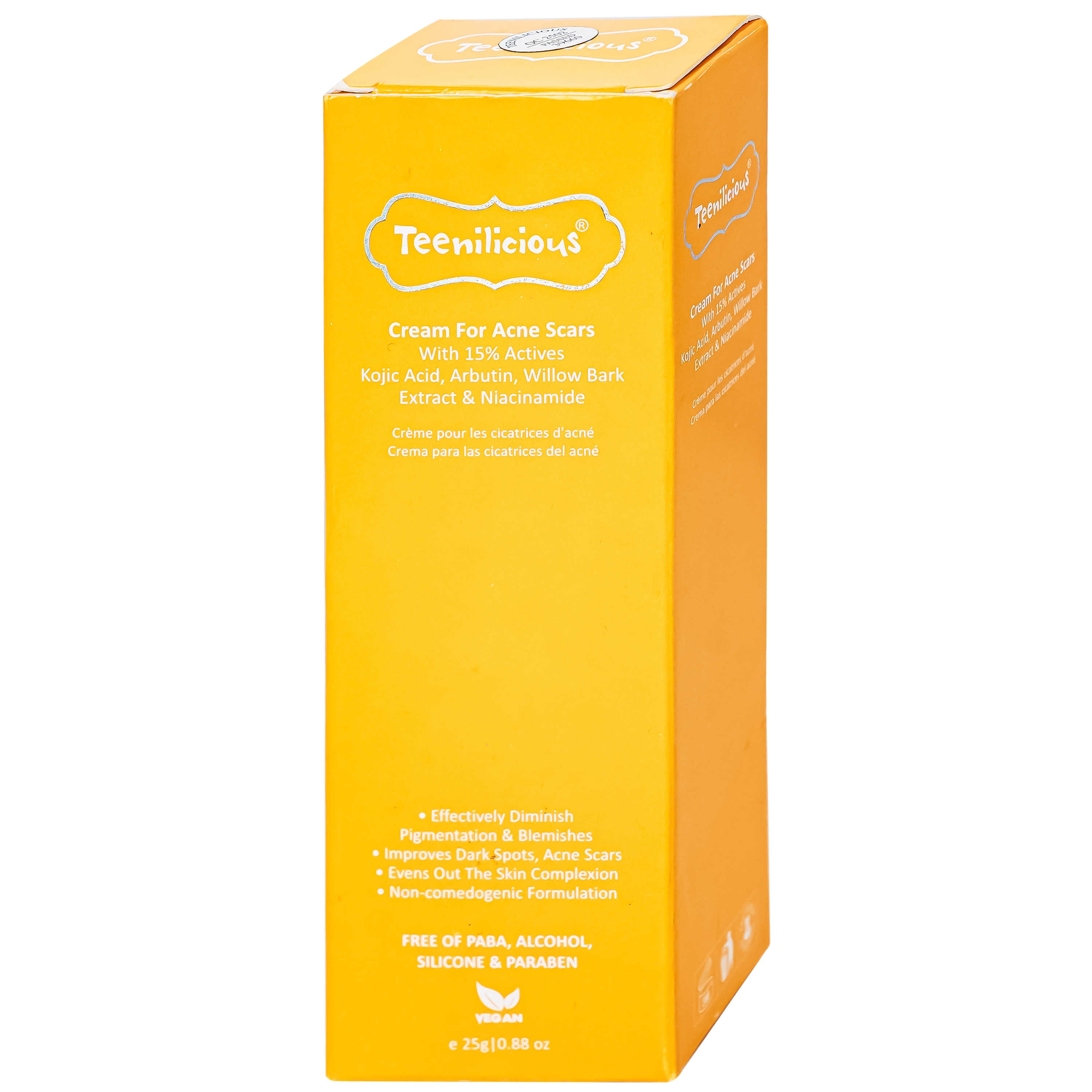 Hình ảnh Kem bôi hỗ trợ mờ sẹo, giảm thâm mụn Teenilicious Hộp 25g