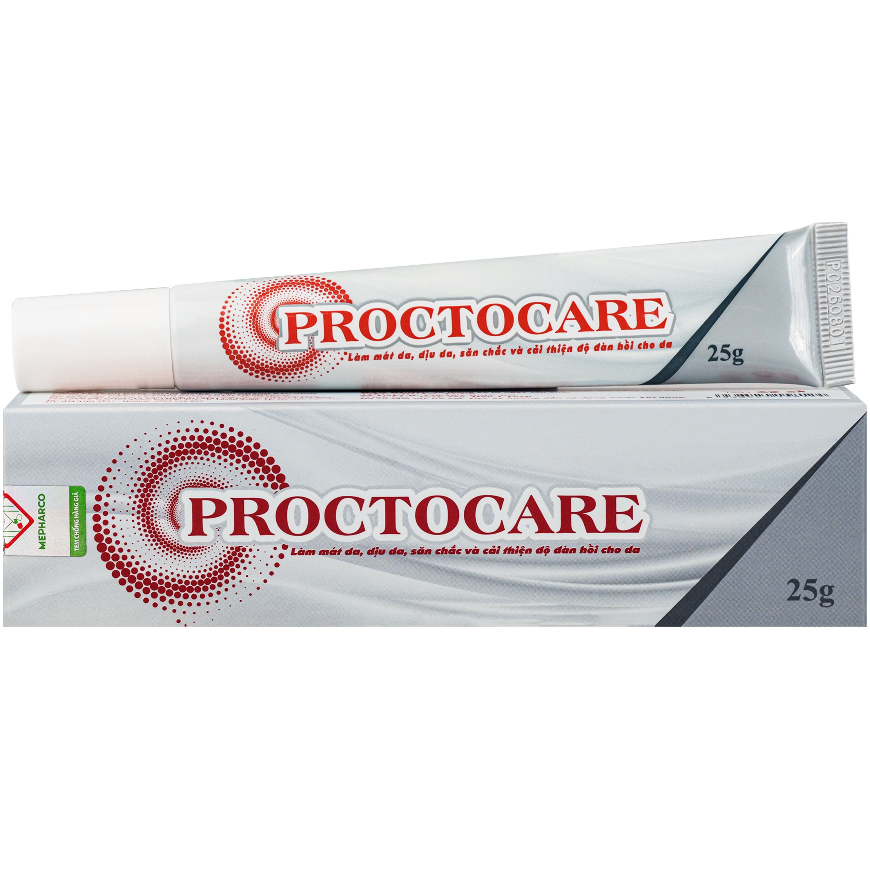 Hình ảnh Kem bôi trĩ Proctocare Mepharco hỗ trợ điều trị trĩ, nứt hậu môn, co búi trĩ (25g)
