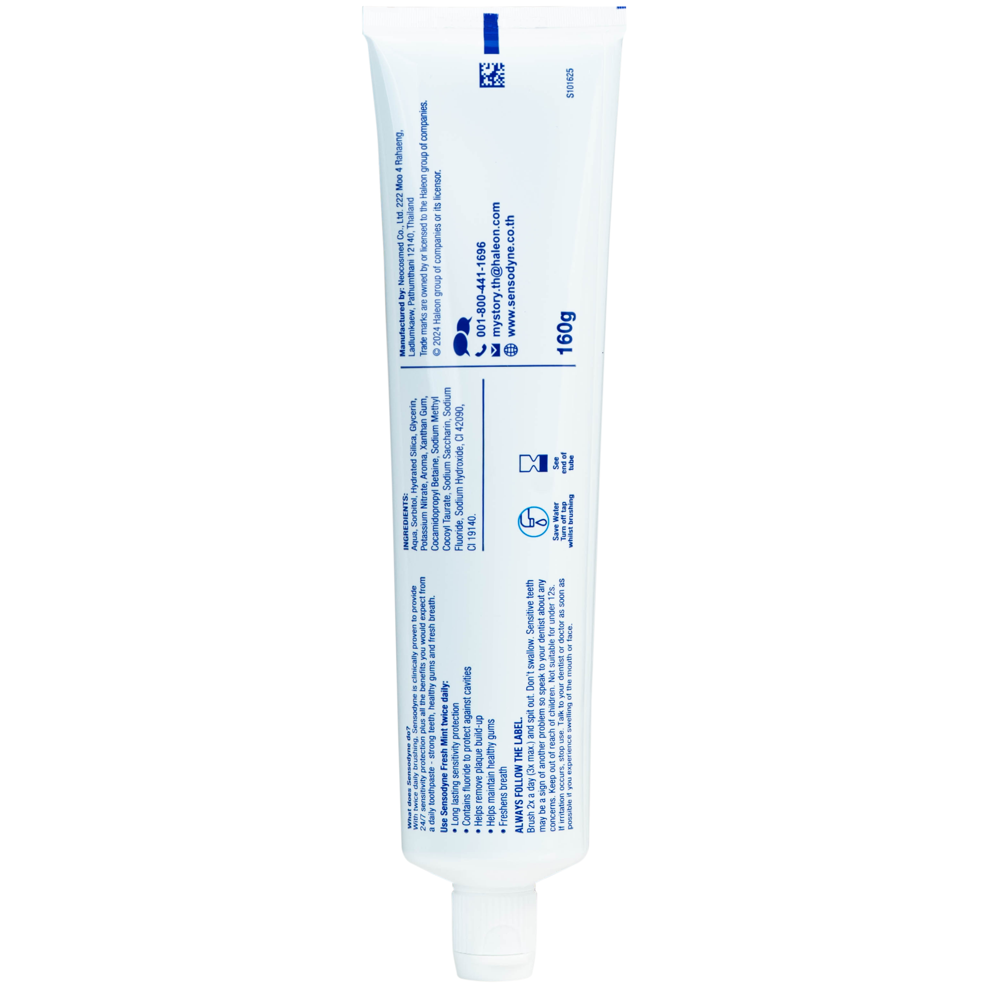 Hình ảnh Kem đánh răng Sensodyne fresh mint bạc hà thơm mát (160g)