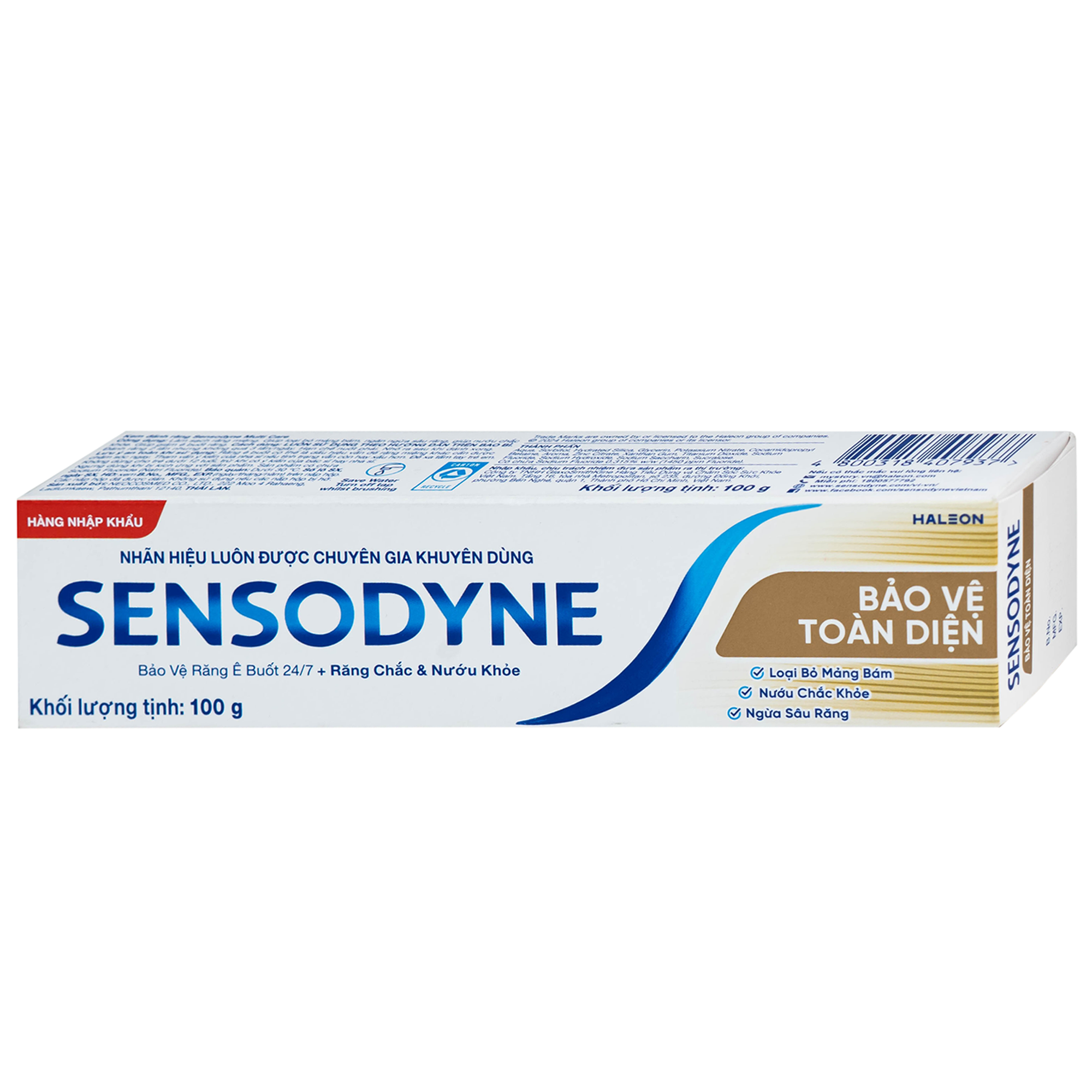 Hình ảnh Kem đánh răng Sensodyne multi care bảo vệ toàn diện giúp răng chắc, nướu khỏe, bảo vệ răng ê buốt (100g)