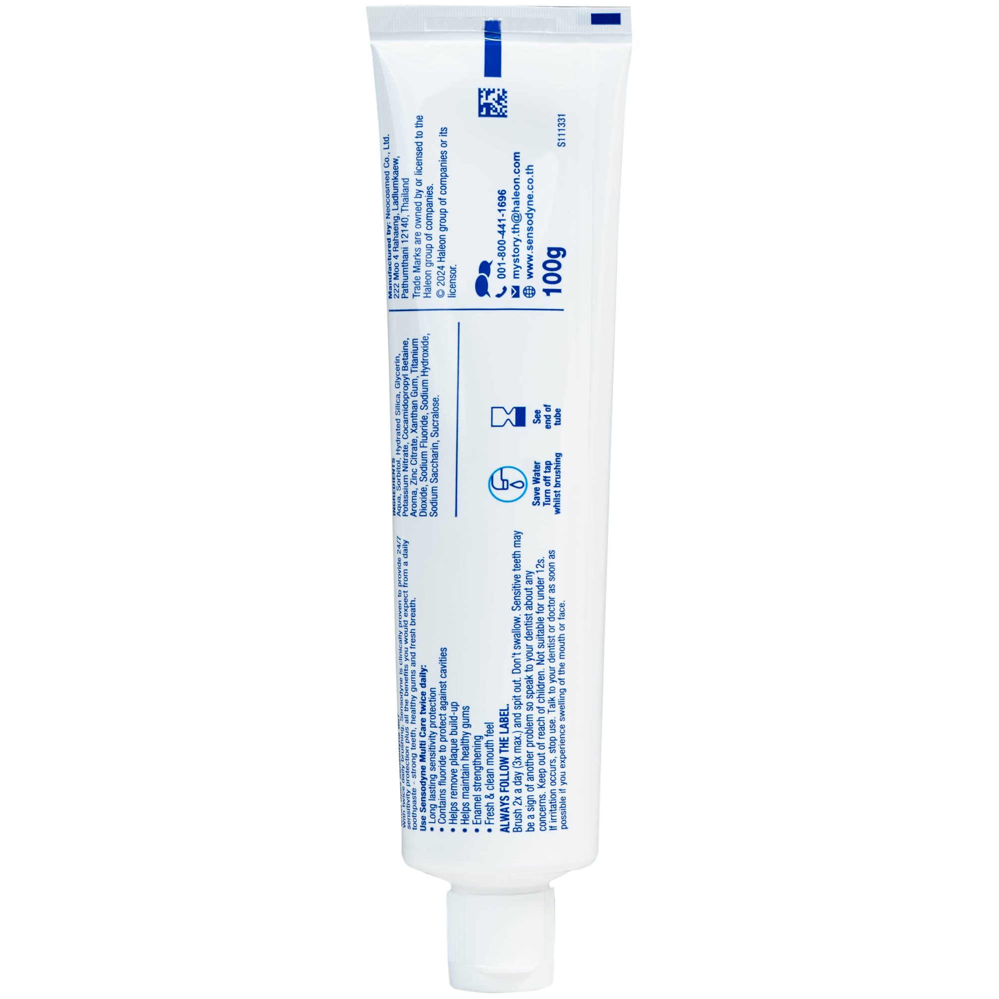 Hình ảnh Kem đánh răng Sensodyne multi care bảo vệ toàn diện giúp răng chắc, nướu khỏe, bảo vệ răng ê buốt (100g)
