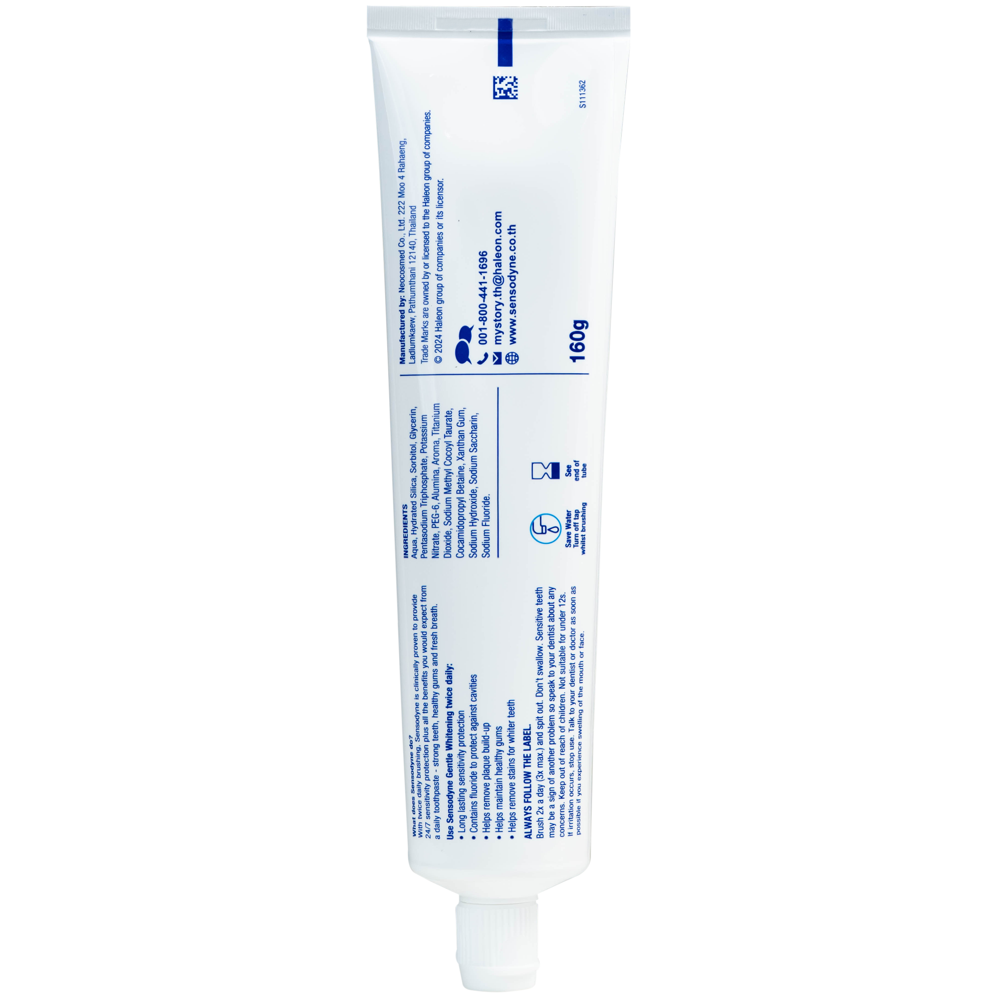 Hình ảnh Kem đánh răng Sensodyne gentle whitening làm trắng răng (160g)