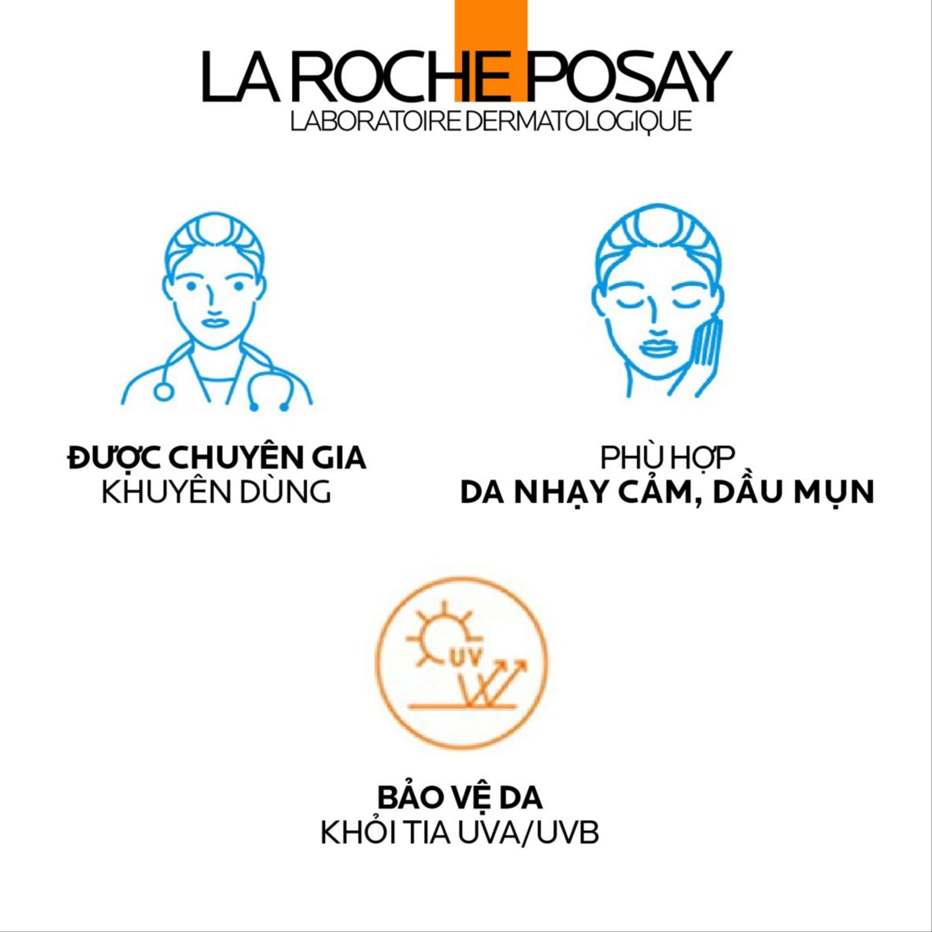 Hình ảnh Kem chống nắng giảm bóng nhờn La Roche-posay Laboratoire Dermatologique Anthelios Xl Anti-shine Non-perfumed Dry Touch Gel-cream SPF 50+ PA++++ 50ml