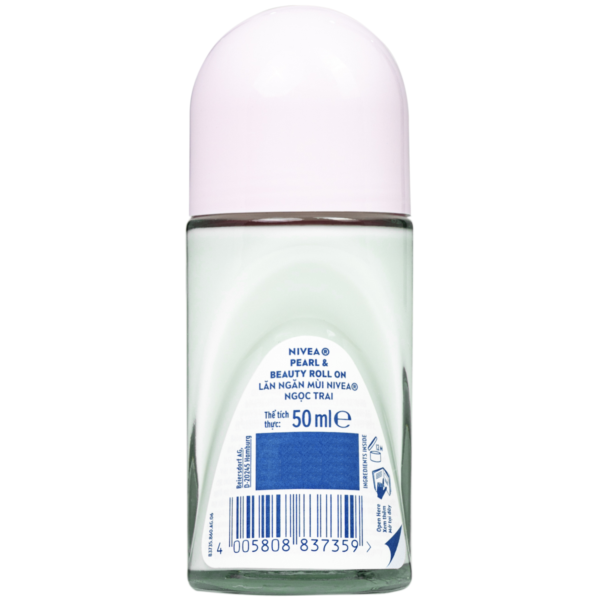 Hình ảnh Lăn ngăn mùi Nivea Pearl Beauty giảm tiết mồ hôi và hiệu quả đến 48 giờ (50ml)