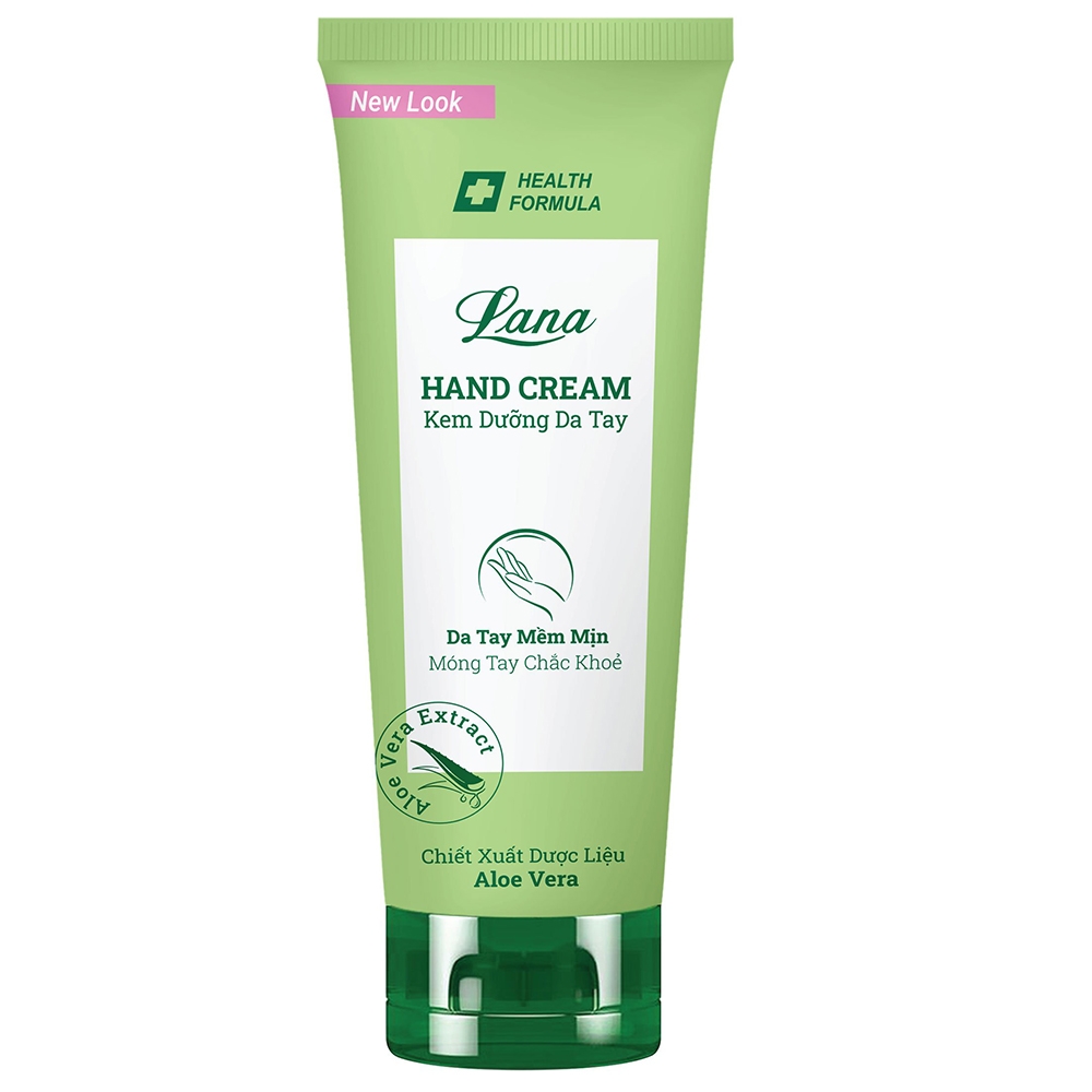 Hình ảnh Kem dưỡng da tay Lana Hand Cream giảm nhăn da, đồi mồi, ngứa, nứt nẻ da tay (80g)
