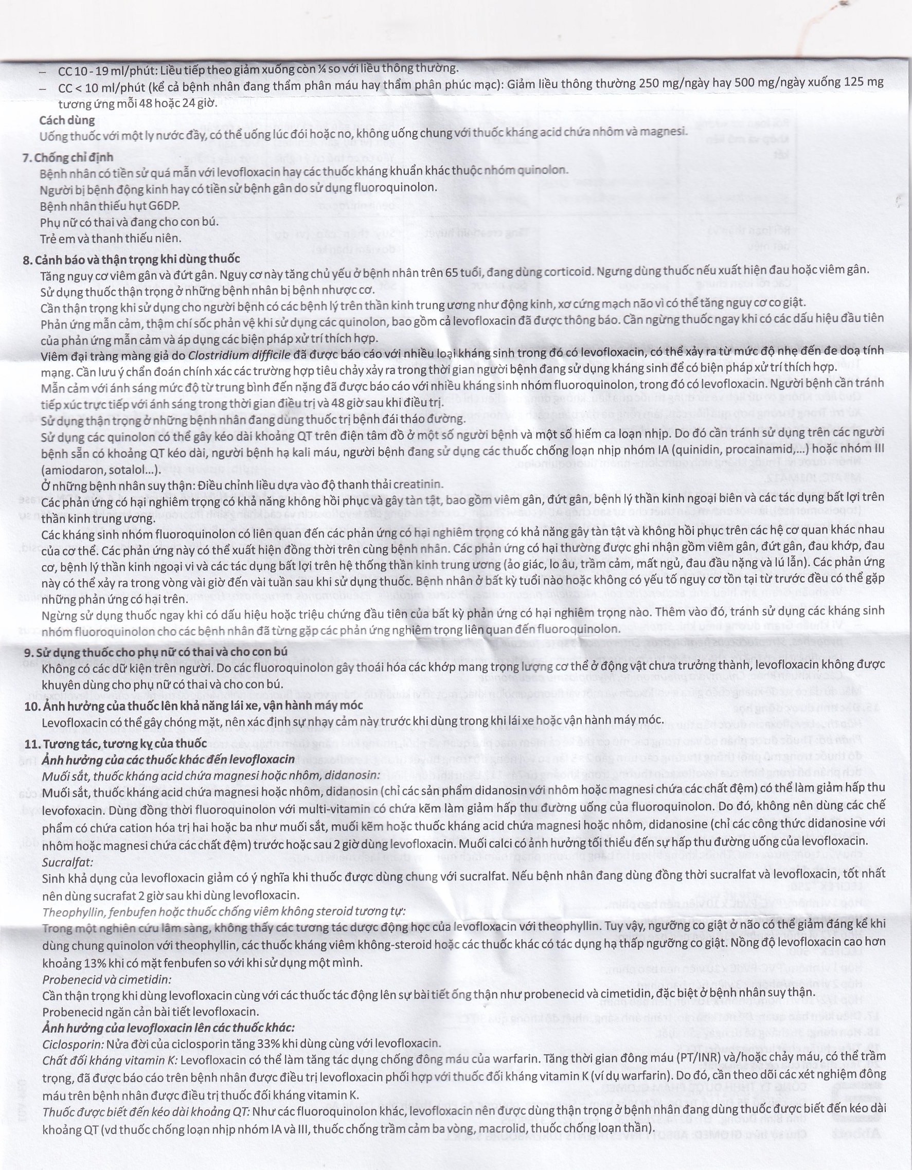 Hình ảnh Thuốc Lecifex 500mg Abbott điều trị nhiễm khuẩn nhẹ, vừa và nặng (2 vỉ x 10 viên)