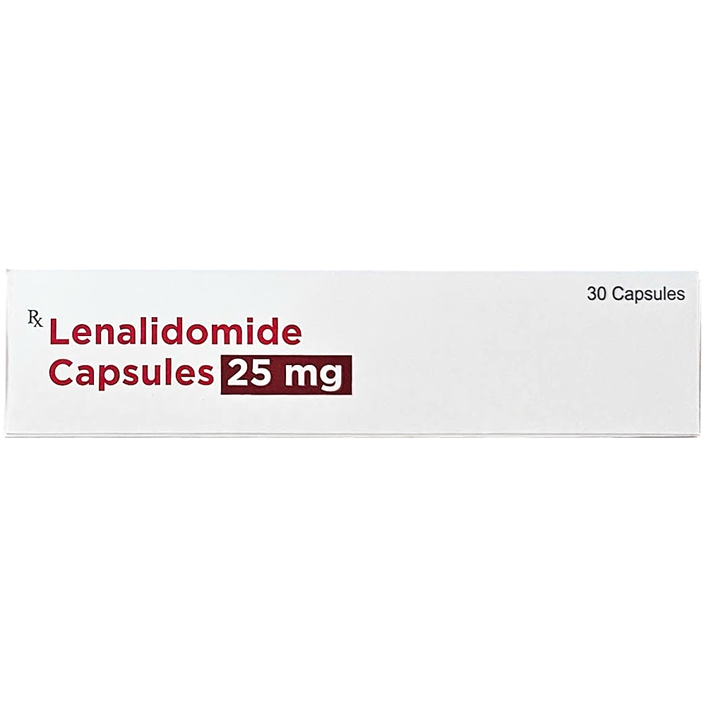 Hình ảnh Thuốc Lenalidomide Capsules 25mg Hetero điều trị ung thư (3 vỉ x 10 viên)