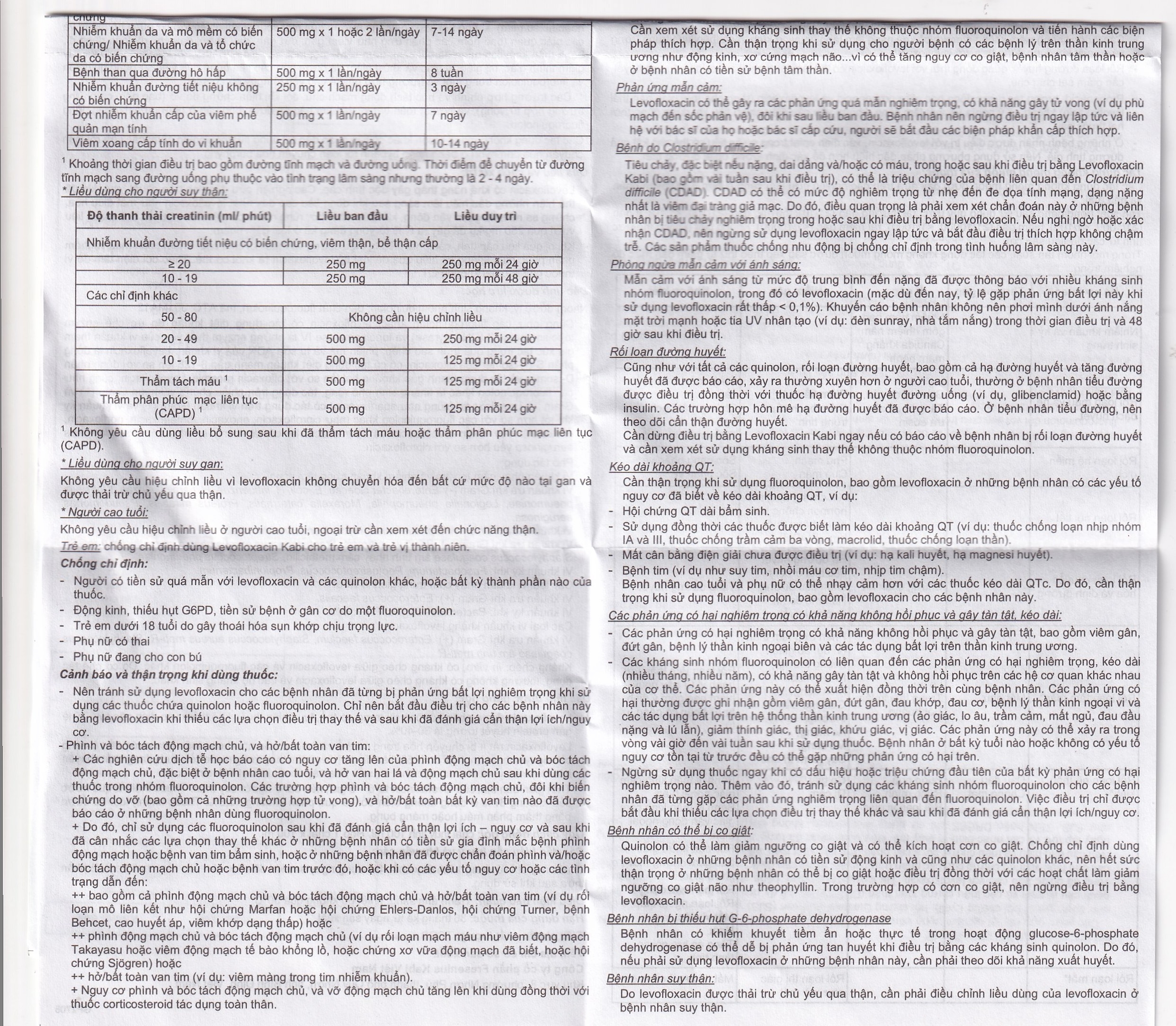 Hình ảnh Dịch tiêm truyền Levofloxacin Kabi 100ml Fresenius Kabi điều trị nhiễm khuẩn, viêm phổi