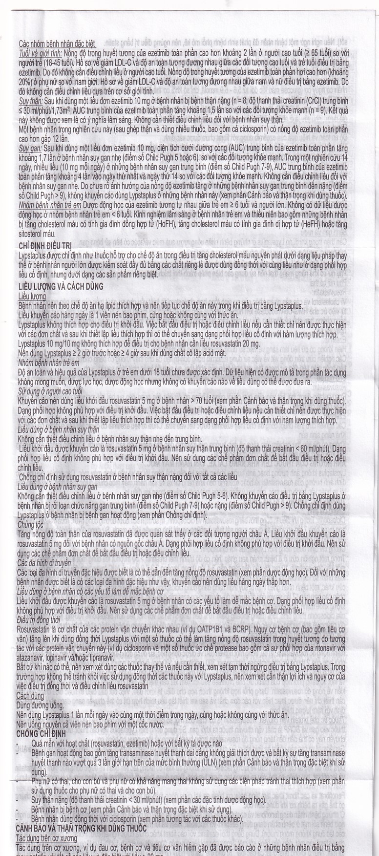 Hình ảnh Viên nén Lypstaplus 10/10mg Abbott điều trị tăng cholesterol máu nguyên phát (3 vỉ x 10 viên)