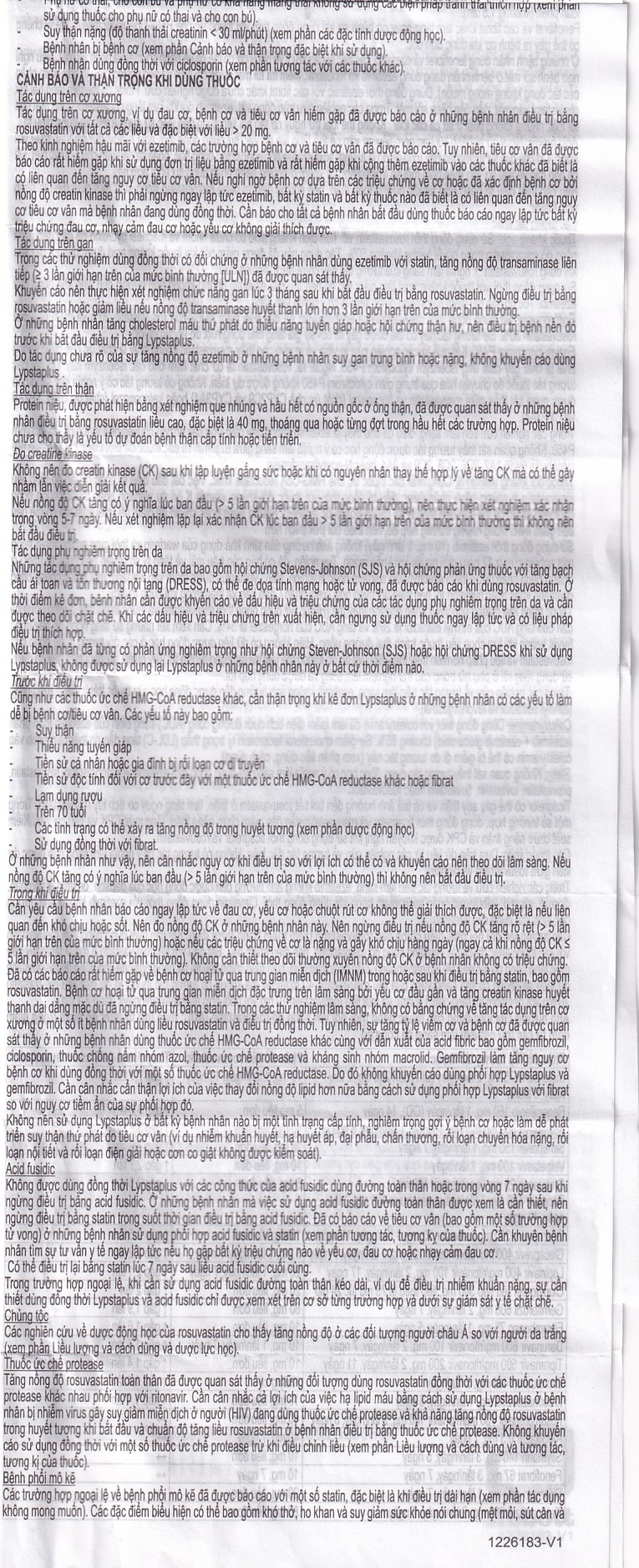 Hình ảnh Viên nén Lypstaplus 10/10mg Abbott điều trị tăng cholesterol máu nguyên phát (3 vỉ x 10 viên)