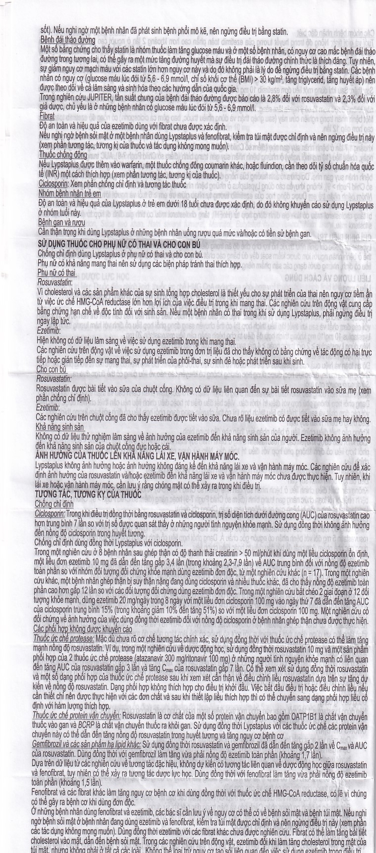 Hình ảnh Viên nén Lypstaplus 10/10mg Abbott điều trị tăng cholesterol máu nguyên phát (3 vỉ x 10 viên)