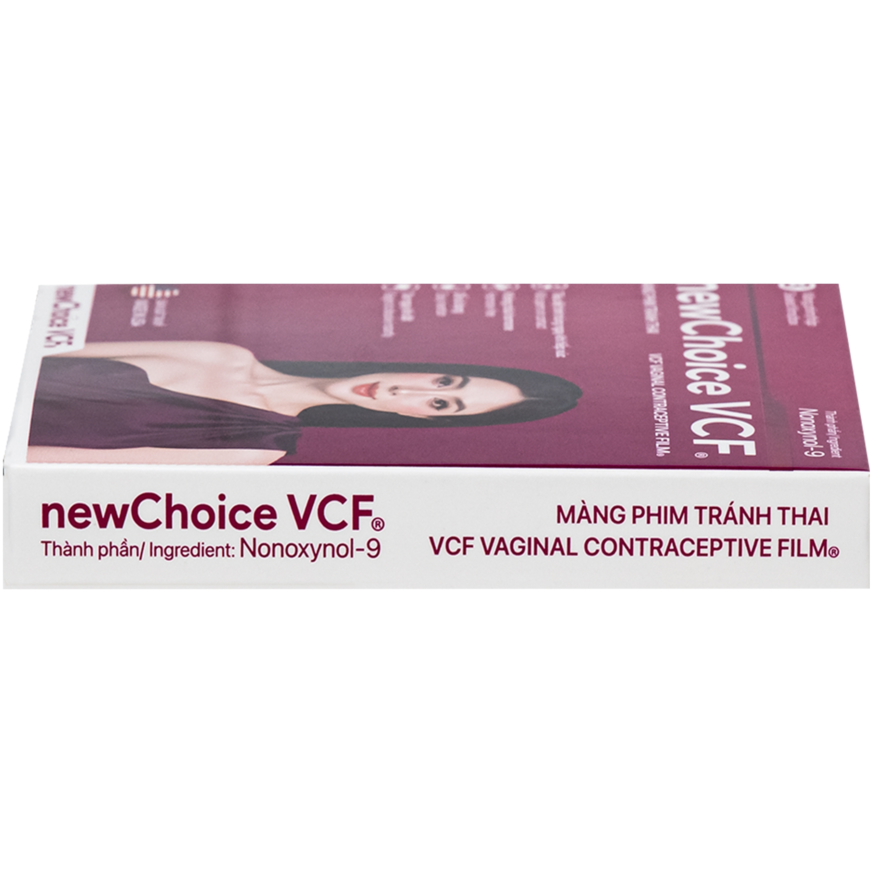 Hình ảnh Màng phim tránh thai Newchoice VCF giúp tránh thai an toàn, tiện lợi (3 miếng)